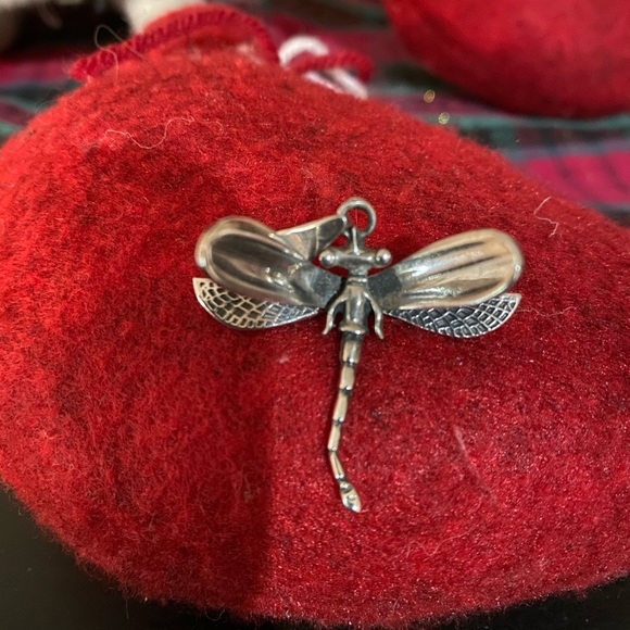 Sterling silver dragon fly pendant - Picture 1 of 2